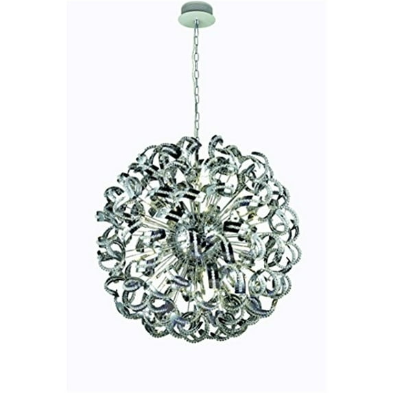 Elegant Lighting Tiffany 43" 30 Light Elegant Crystal Pendant Lamp