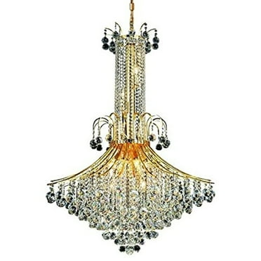 Elegant Lighting Toureg 35" 16 Light Royal Crystal Chandelier