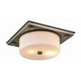 thumbnail image 1 of Elegant Lighting Travis 13" 2 Light Flush Mount in Nickel, 1 of 2