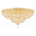 thumbnail image 1 of Tranquil 18 light Gold Flush Mount Clear Royal Cut Crystal, 1 of 7