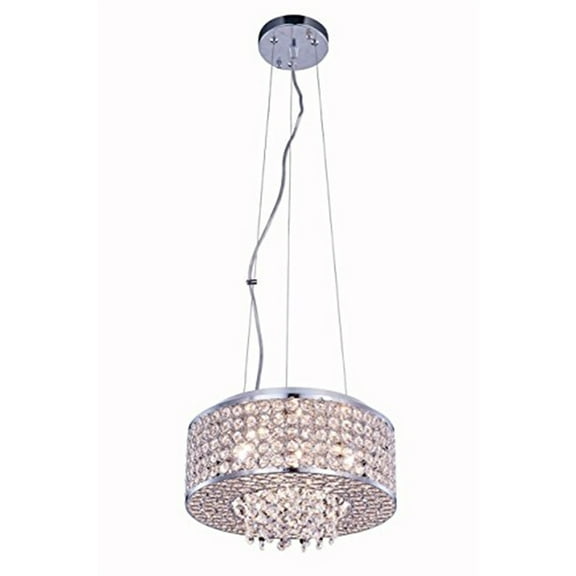 Amelie 4 light Chrome Pendant - V2914D12C/RC