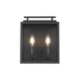 thumbnail image 1 of Elegant Lighting Valentin 9" Outdoor Wall Sconce in Black, 1 of 8