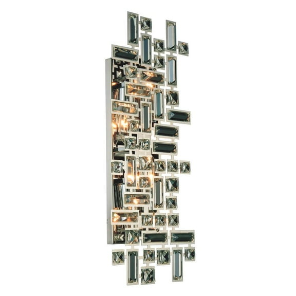 Elegant Lighting Value Picasso 4 light Chrome Wall Sconce Clear Royal Cut Crystal