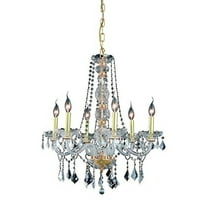 Elegant Lighting Verona 24" 6 Light Royal Crystal Chandelier