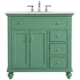 thumbnail image 1 of Elegant Kitchen and Bath 36 inch Single Bathroom vanity in vintage mint, 1 of 7