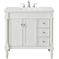thumbnail image 1 of Elegant Kitchen and Bath 36 inch Single Bathroom vanity in Antique White, 1 of 7