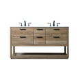 thumbnail image 1 of Elegant Lighting VF19260DNT Larkin 60" Free Standing Double Basin Vanity Set - Wood, 1 of 4