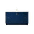 thumbnail image 1 of Elegant Lighting Vf19660 Hayes 60" Free Standing Single Basin Vanity Set - Blue, 1 of 7