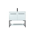 thumbnail image 1 of 36 inch single bathroom vanity in white, 1 of 8