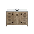 thumbnail image 1 of Elegant Decor Grant 48" Single Bathroom Vanity with Backsplash in Natural Oak, 1 of 8