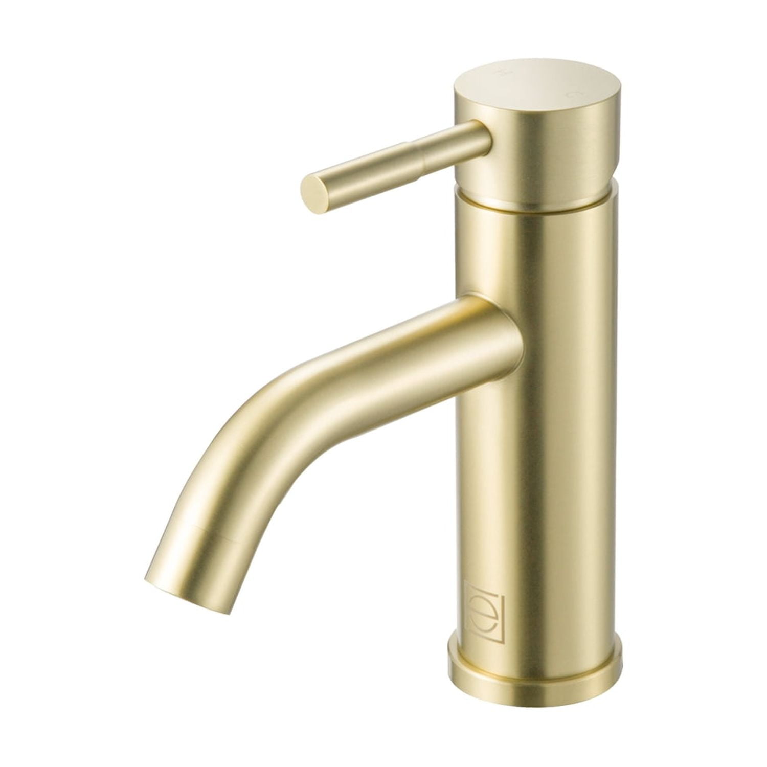 Brushed Gold Stainless Steel Single-Handle Bathroom Faucet