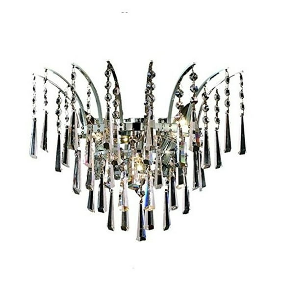 Elegant Lighting Victoria 16" 3 Light Elegant Crystal Wall Sconce