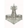 thumbnail image 1 of 8032 Victoria Collection Chandelier D:24in H:24in Lt:11 Chrome Finish (Elegant Cut Crystals), 1 of 2