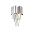 thumbnail image 1 of Elegant Lighting 3400W12C Willow 3 Light 18" Tall Wall Sconce - Chrome, 1 of 7