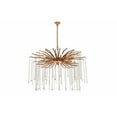 thumbnail image 1 of Elegant Lighting Willow 7 light Drizzled antique gold Chandelier Clear Royal Cut Crystal, 1 of 7