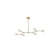 thumbnail image 1 of Elegant Lighting Zayne 6 Light Pendant In Gold, 1 of 8