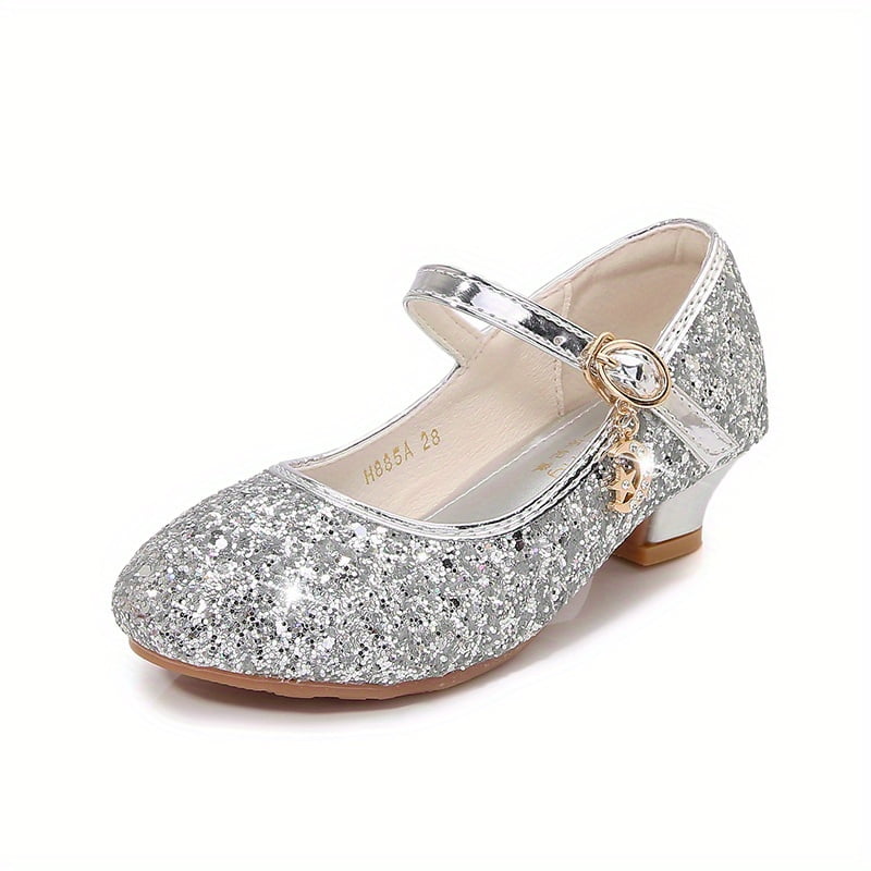 Elegant Lightweight Sequin High Heels for Girls Non Slip Comfortable Perfect for Parties Performances All Season Wear Walmart