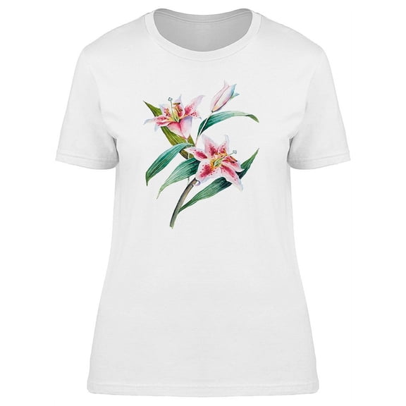 Elegant Lilias Flower Tee Women's -Image by Shutterstock