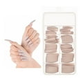 thumbnail image 1 of Colored Long Coffin Ballerina Acrylic False Nail Tips Full Cover Manicure Designs Nails, 1 of 7