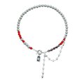 thumbnail image 1 of Elegant Love Charm Bead Neck Chain With Tassels Adjustable For Party Outfits, 1 of 9
