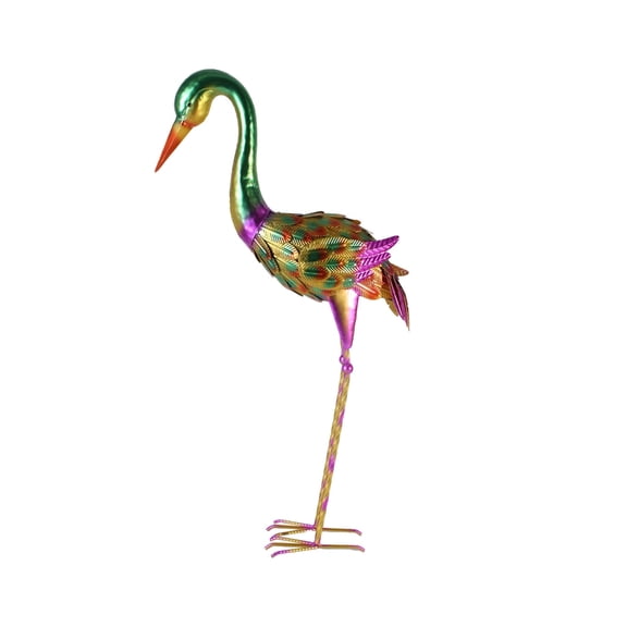 Elegant Low Head Cranes Sculpture Ornaments Statue Iron Decoration For Outdoor Landscape Lawns Parties Hallway Design