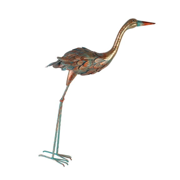 Elegant Low Head Cranes Sculpture Ornaments Statue Iron Decoration For Outdoor Landscape Lawns Parties Hallway Design