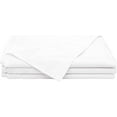 thumbnail image 1 of Elegant & Luxury Flat Bedsheets Pack of 2 Piece - Queen Size Top Sheets - Ultra Soft 100% Egyptian Cotton & 400 Thread Count Sheet with 4" Inch Hem - Breathable Bed Top Sheets - White Solid., 1 of 7