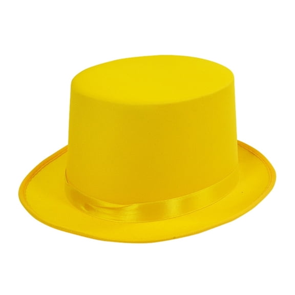 Elegant Magicians Hat Top Hat With Ribbon for Unisex Fashion Accessory