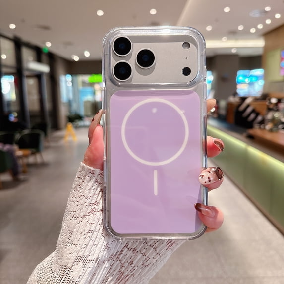 Elegant Magnetic Transparent Bumper Edge Case for iPhone 17 Pro ...