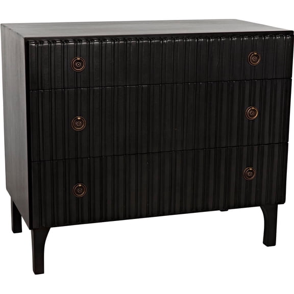 Elegant Mahogany Daryl Dresser by Noir
