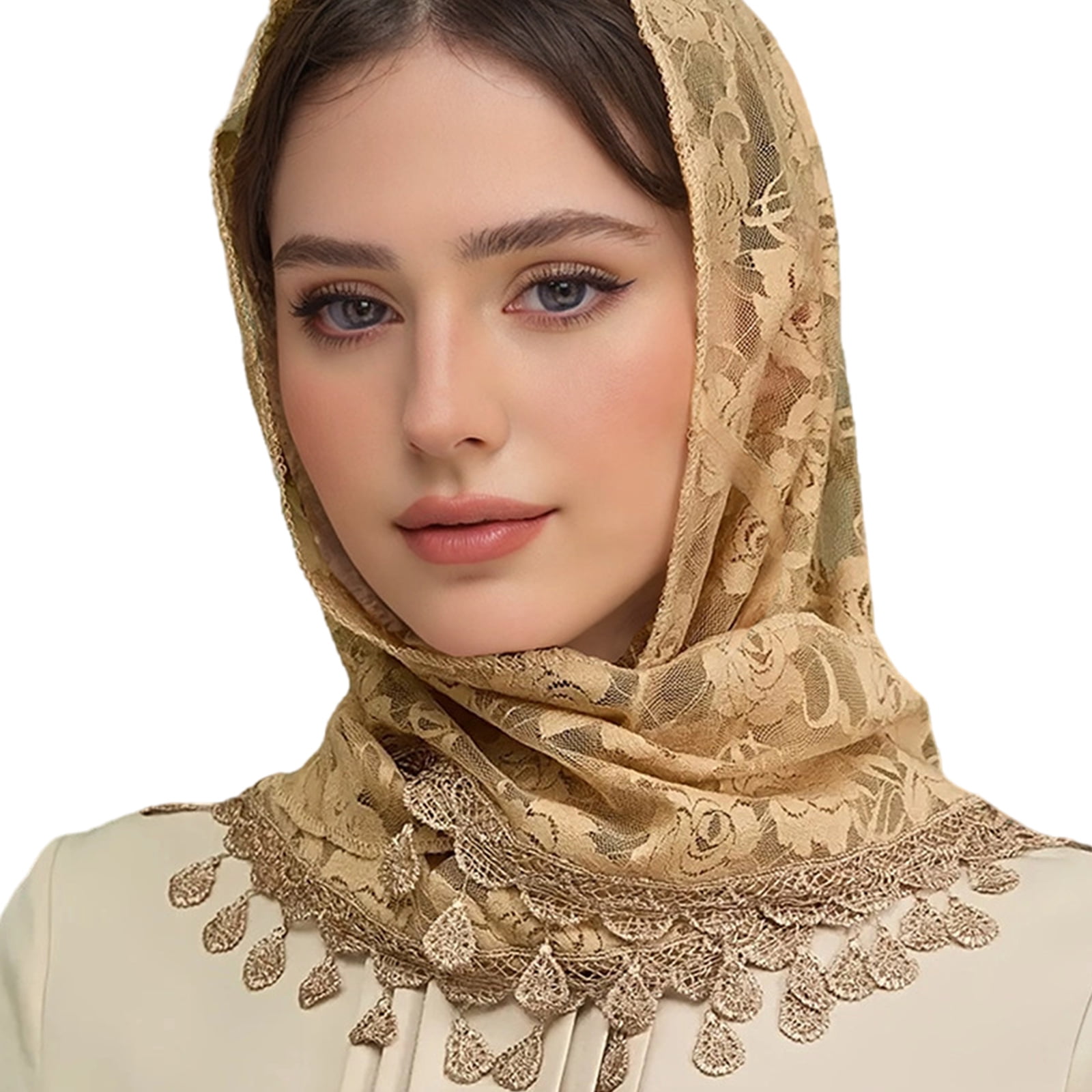 Elegant Mantilla Veils Mass Shawl for Formal Occasion Spanish Lace ...