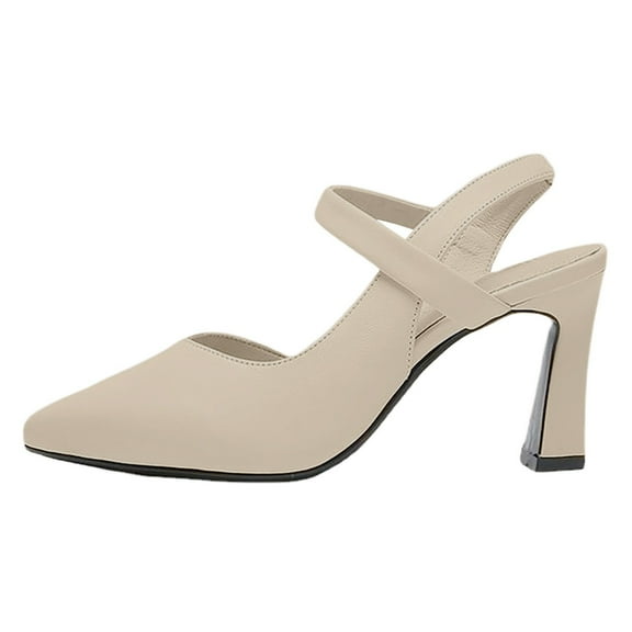 Elegant Mary Jane Heels for Women – Vintage Style Dress Pumps Women's High Heels Comfortable Breathable On For Casual Wear Spring Summer Fall Lightweight Fashion Shoes With Classic Design