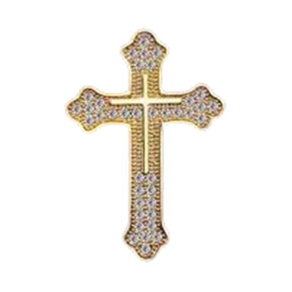 Elegant Men's Crosses Lapel Pin Brooch Accessory For Suits And Formal Event