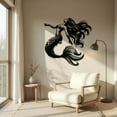 thumbnail image 1 of Elegant Mermaid Embrace Metal Wall Art, 1 of 11