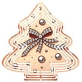 thumbnail image 1 of Elegant Metal Hanging Christmas Tree Wind Spinner - Festive Garden Decoration with Sparkling Silver and Diamond Design for Yard, 1 of 7