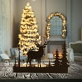 thumbnail image 1 of Elegant Metal Iron Christmas Deer and Tree Candlestick, Festive Home Christmas Decoration, Attractive Christmas Tabletop Decor with Illuminating Ambiance, Handcrafted Iron Reindeer Candlestick Holder, 1 of 7