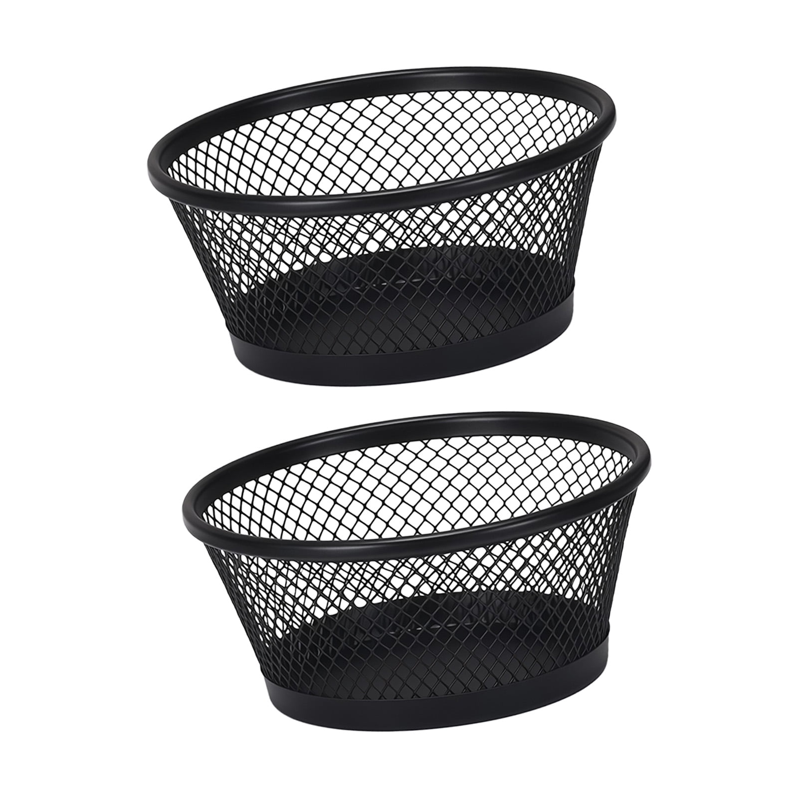 Elegant Metal Round Desk Organizers For Paper Clips Thumbtacks Small ...