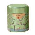 thumbnail image 1 of Elegant Metal Tea Caddys Convenient Tea Container with Lid Durable Tea Tin Chinese Style Tea Box Snacks Storage Box, 1 of 17