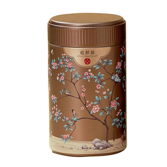 Elegant Metal teas Caddys Convenient teas Container with Lid enduring teas tins Chinese styles teas Box Snacks Storage Box