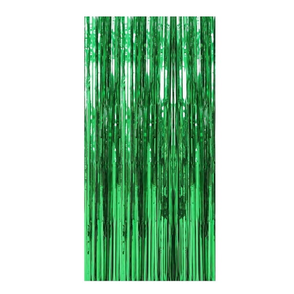 Elegant Metallic Tassel Fringe Curtain for Wedding Birthday Party Decorations and Photo Booth Background Wall