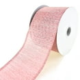 thumbnail image 1 of Elegant Metallic Weave Wired Ribbon, Rose Gold, 2-1/2-Inch, 10-Yard, 1 of 1