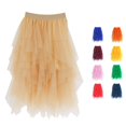 thumbnail image 1 of Elegant Midi High Waist Flowy Layered Skirt For A Line Versatile Daily Wear Chiffon Party Attire, 1 of 4