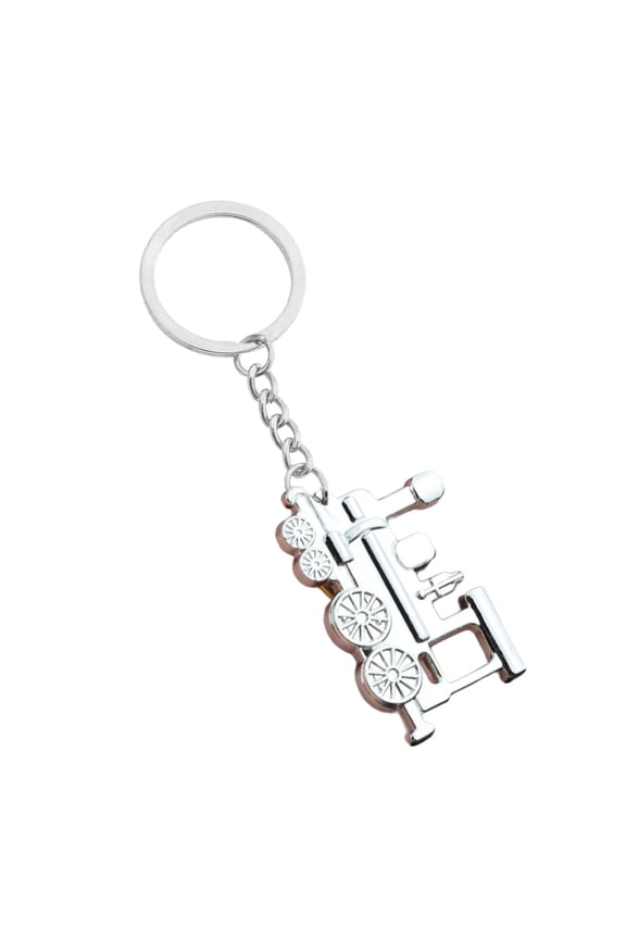 Elegant Miniature Train Key Holder Charm Alloy Keychain Bag Ornament