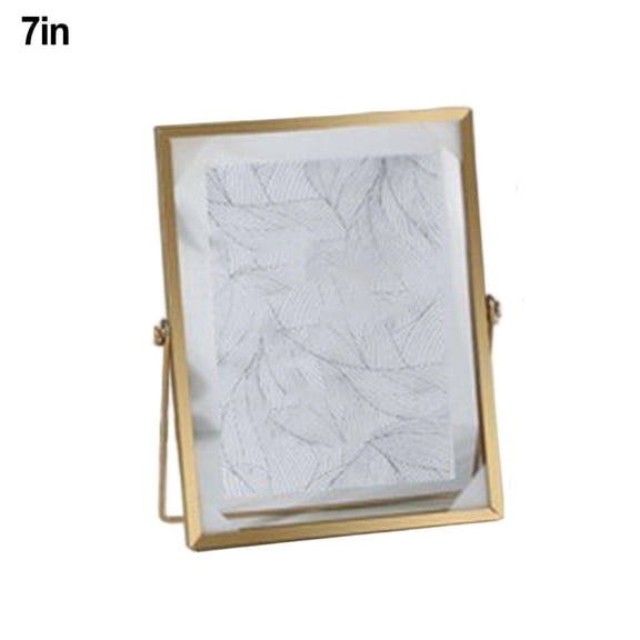 Elegant Minimalist Metal Photo Frame - Rust-Proof, Sturdy, Floating Design