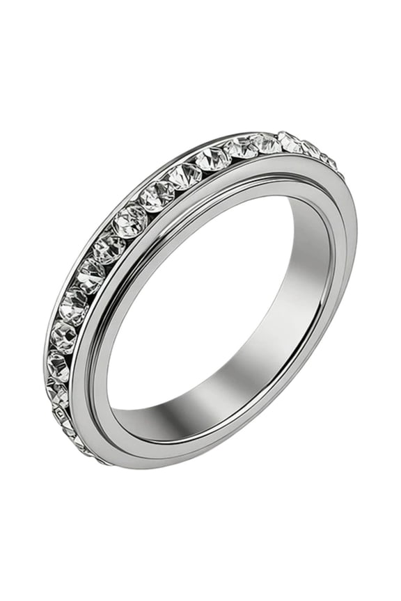Elegant Minimalist Wedding Band Ring For Tone Adjustable Stackable Thin Round Cut CZ Promise Engagement Jewelry Cute Rings Size 6 Jewelry for Girls Rings Skater Boy Rings Rings Size 9 Set Open Rings