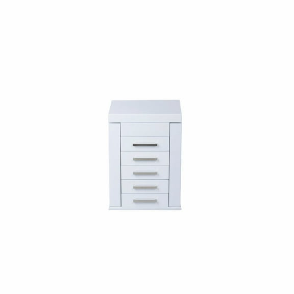 Elegant Modern White Jewelry Box