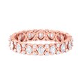 thumbnail image 1 of Rosec Jewels Elegant Moissanite Wedding Eternity Band Ring for Women (1.75 CT) - D-VS1 Grade, 10K Rose Gold, US 11.50, 1 of 7