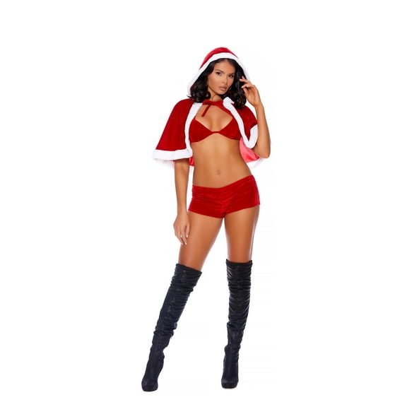 Elegant Moments EM-99117 Santas Naughty Helper 3 pc. costume S / Red