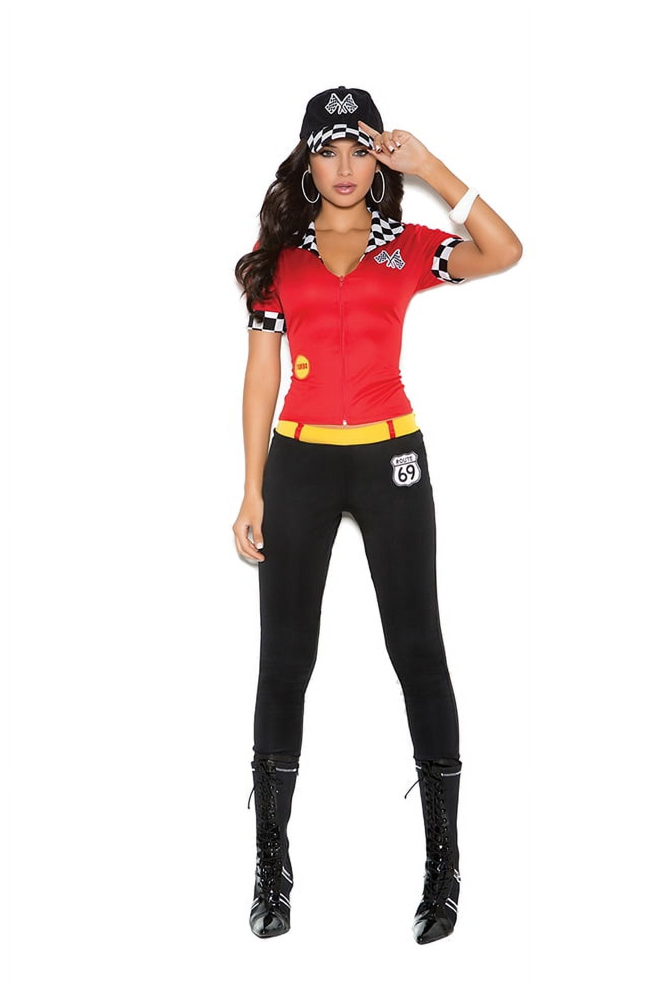 Elegant Moments Sexy High Octane Honey Race Car Driver Costume 3pc 9139 -  Walmart.com