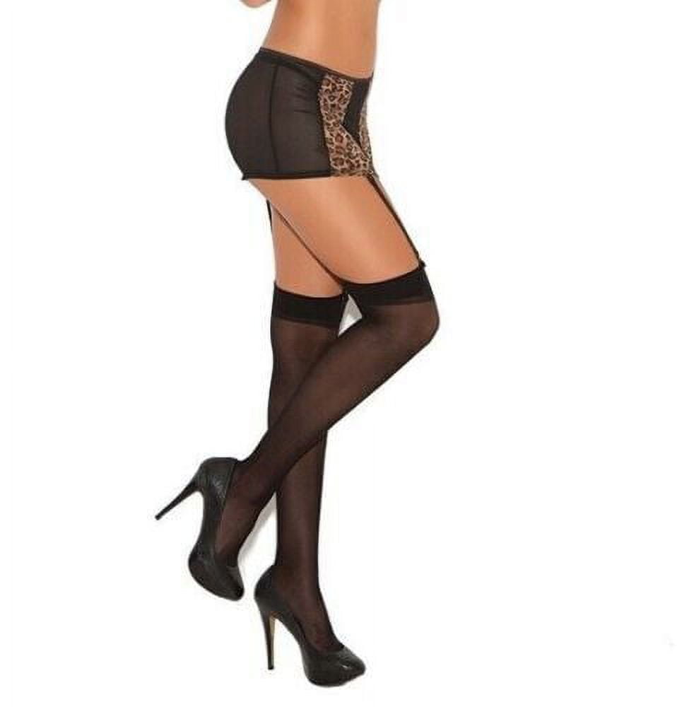 Lightweight Sheer Comfortable Everyday Short/Mid-Calf Black Stockings